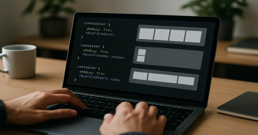 Типовые сценарии использования flexbox в интерфейсах