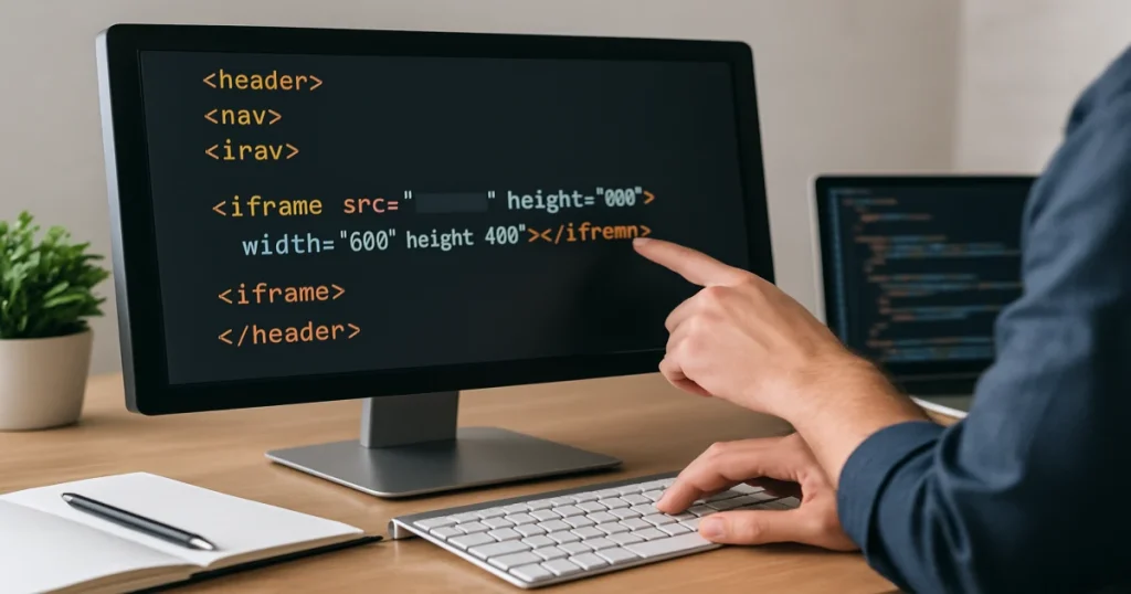 Як вставити iframe на сторінку правильно