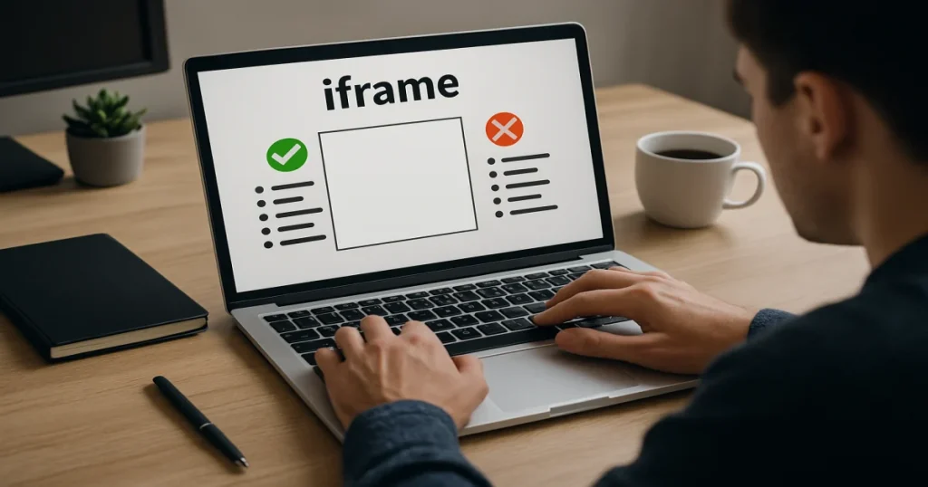 Які переваги та недоліки має iframe