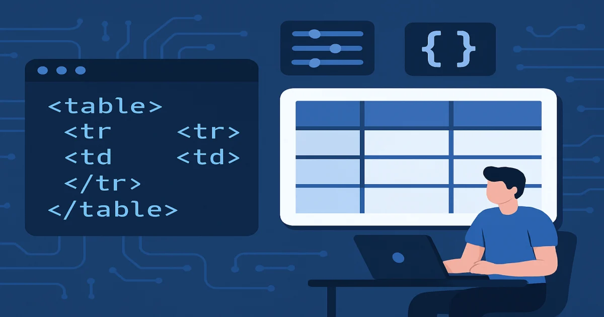 table HTML: як створити таблицю на сайті та правильно її оформити