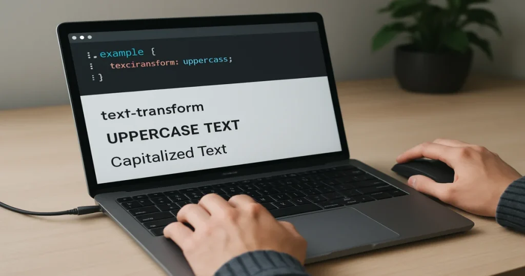 Як змінювати регістр тексту на сайті за допомогою text-transform