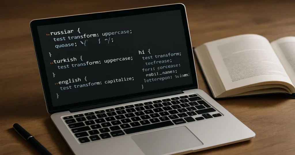 Особливості роботи text-transform у різних мовах і нюанси типографіки