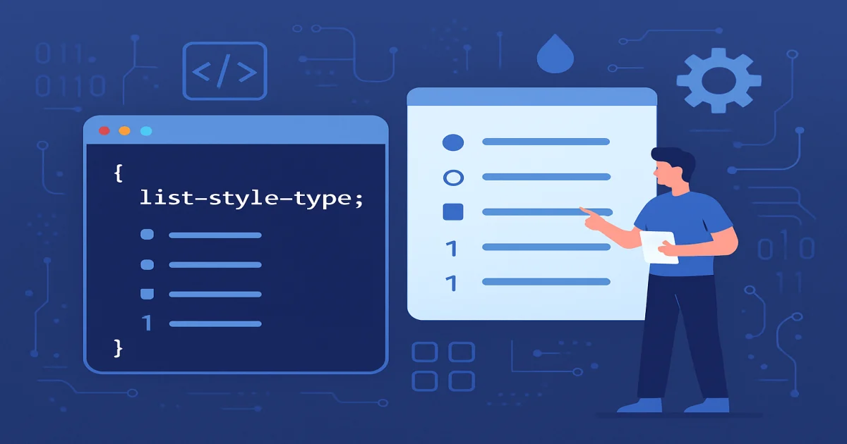 list-style-type в CSS: как изменить маркеры списка
