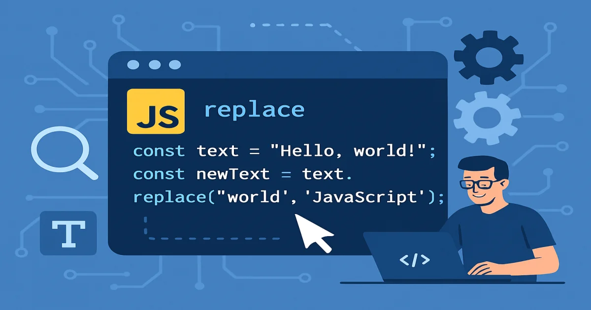 replace JS: как заменять текст в JavaScript