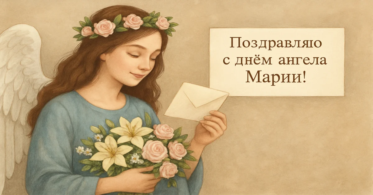 Побажання з днем ангела Марії — щирі слова, вірші та листівки