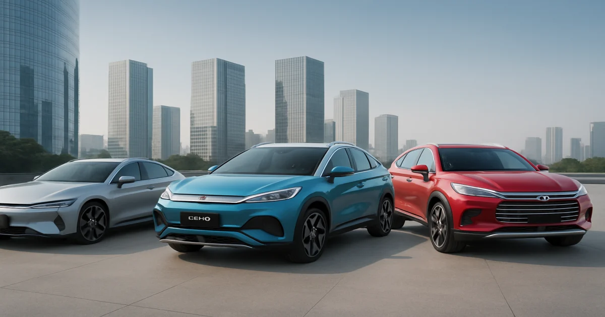 Модельний ряд BYD – електромобілі, гібриди та характеристики
