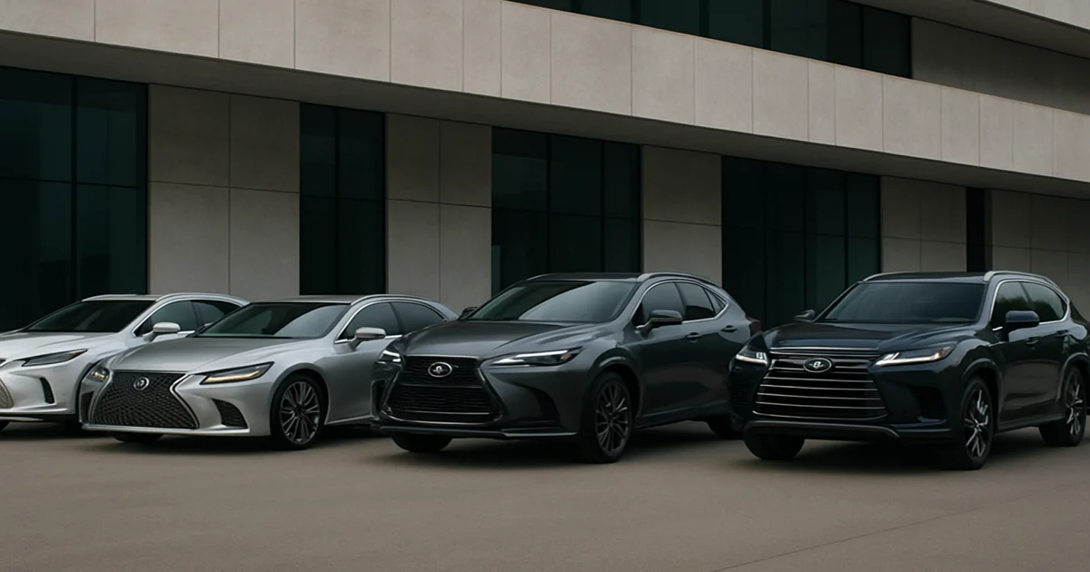 Модельний ряд Lexus – усі моделі, класи та особливості бренду
