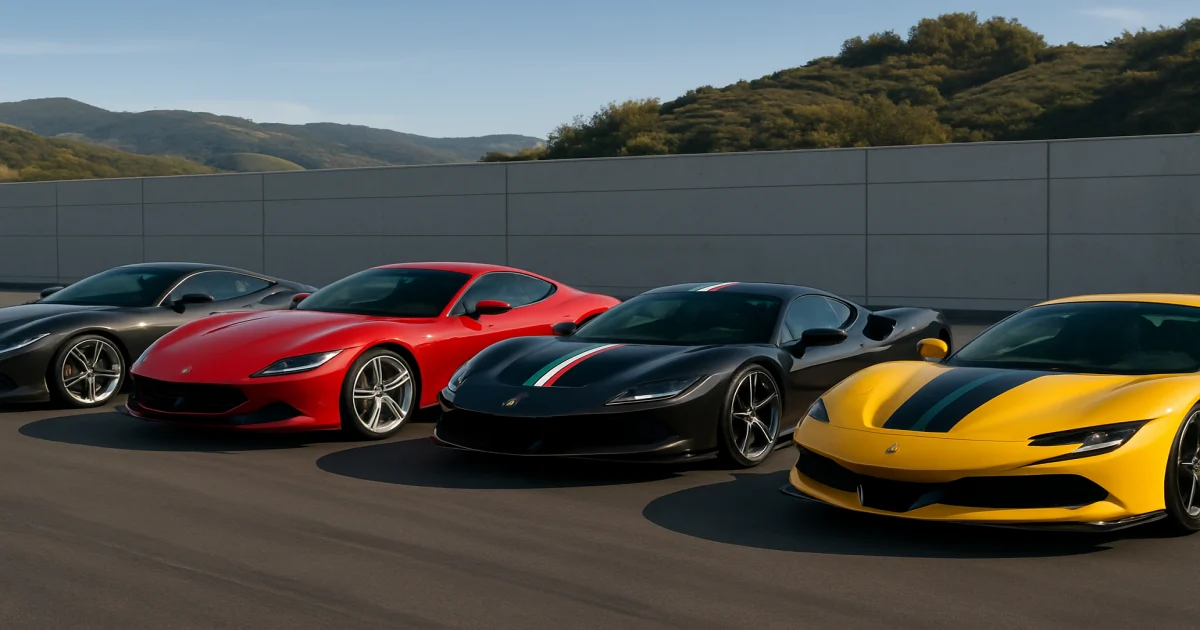 Модельний ряд Ferrari – спорткари, суперкари та гібридні моделі