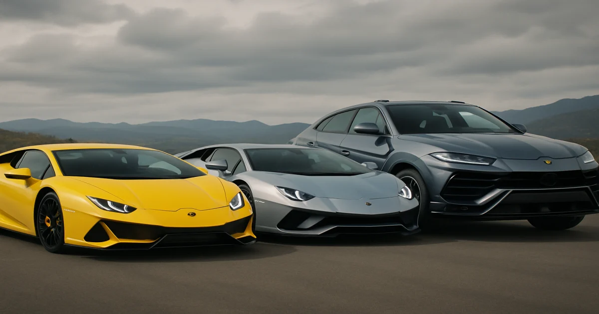 Модельний ряд Lamborghini – суперкари, кросовери та характеристики