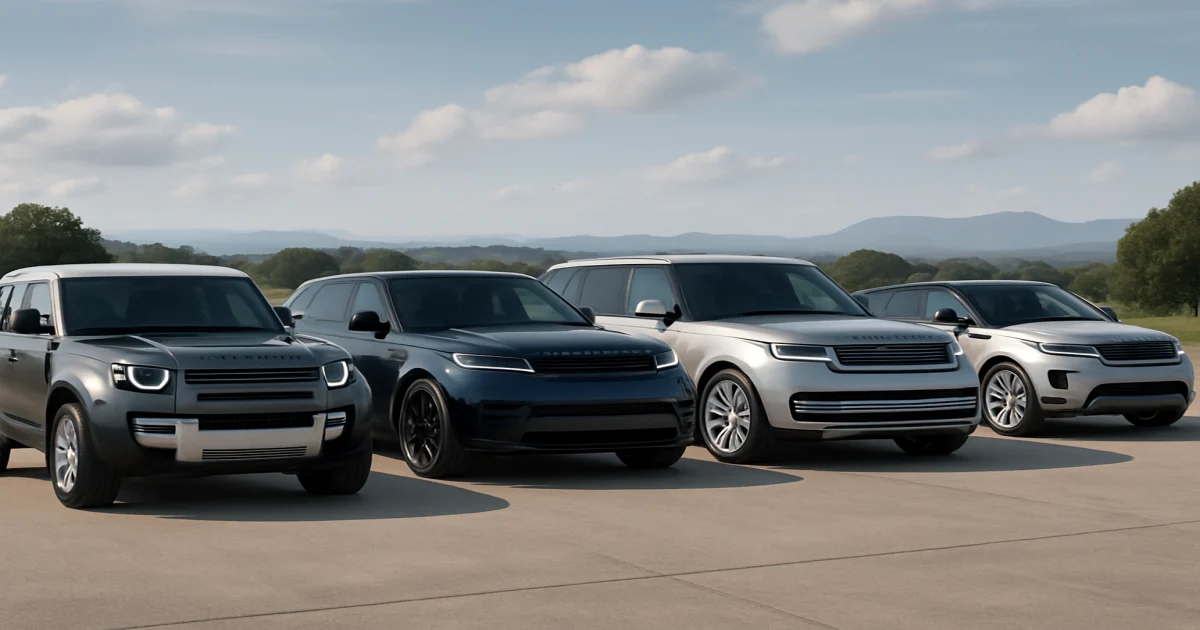 Модельний ряд Land Rover – позашляховики, моделі та комплектації