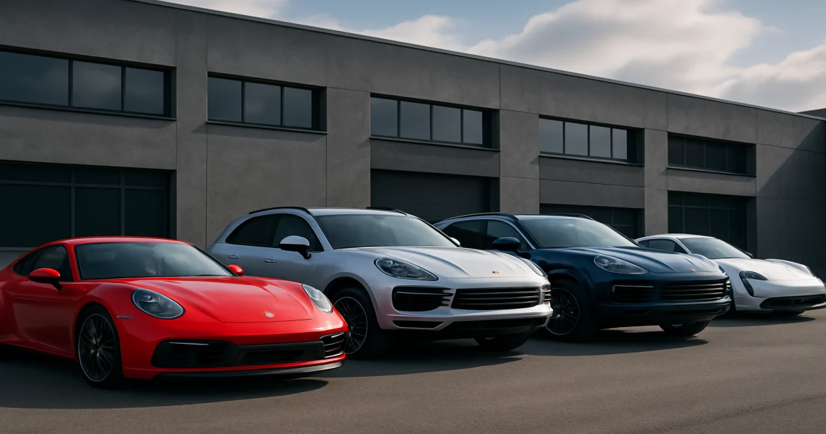 Модельний ряд Porsche – спортивні автомобілі, кросовери та електрокари